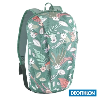 Balô dã ngoại nh100 10l xanh họa tiết hoa DECATHLON quechua mã 8731509