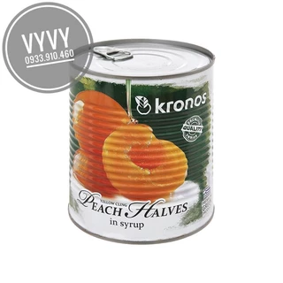 Đào Ngâm Đào Lon Giòn Ngọt Kronos - ( 820g )