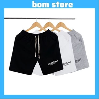 Quần short ESSENTIALS, quần đùi nam ZUTEE chất nỉ cotton cao cấp 3655 unisex kiểu dáng ulzzang [Bom Boutique]