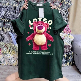 [Rẻ Vô Địch] Áo phông 3158 Gấu Dâu Lotso Form Rộng Nam Nữ Unisex GD9