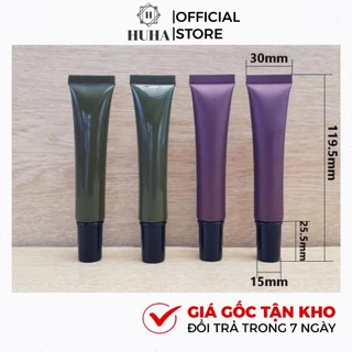 Vỏ Tuýp (Tube) Nhựa Chiết Mỹ Phẩm 20ml Nâu, Rêu Chiết Mỹ Phẩm, Đựng Gel HUHA