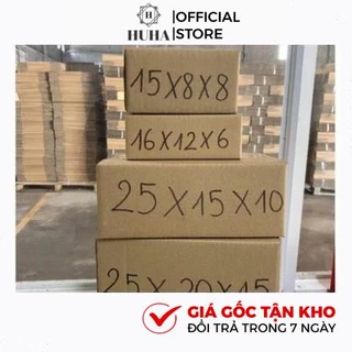 Thùng Hộp Carton Đóng Gói Hàng, Ship Cod [16x12x6] Đựng Phụ Kiện Du Lịch HUHA