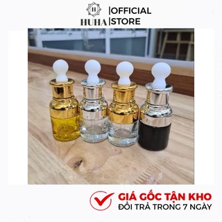 Vỏ Chai Lọ Đựng Tinh Dầu 20ml Thủy Tinh Cao Cấp Chóp Eo, Chiết Serum, Tinh Chất HUHA