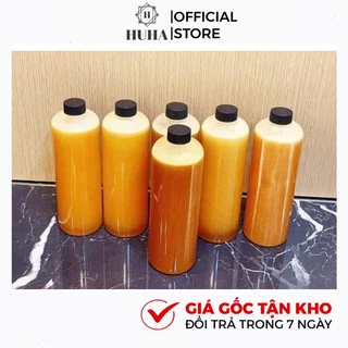 Vỏ Chai Lọ Nhựa PET 500ml, 1 Lít Dày Cao Nắp Vặn Đen Đựng Trà Sữa, Mật Ong, Nước Ép HUHA