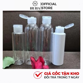 Vỏ Chai Nhựa Pet Nắp Bật 150ml,200ml,250ml,300ml Chiết Mỹ Phẩm HUHA