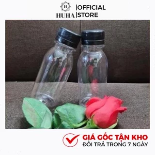 Vỏ Chai Lọ Nhựa Pet 100ml Đựng Sữa Chua, Nước Ép, Mỹ Phẩm HUHA