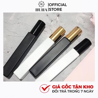 Vỏ Chai Lọ Chiết Nước Hoa Thủy Tinh Hình Trụ 3ml,5ml,10ml,20ml,30ml Đựng Dầu Thơm