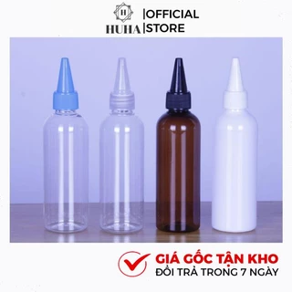 Vỏ Chai Lọ Nhựa Pet Nắp Nhọn Đựng Mỹ Phẩm, Chiết Mực, Dung Dịch HUHA