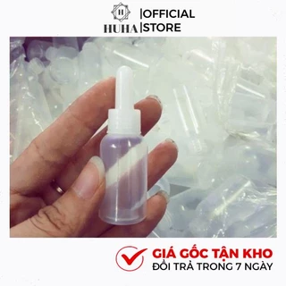 [Combo 100sp] Vỏ Chai Lọ Nhỏ Mắt Nhựa 5ml,10ml,20ml (Có Nút), Ống Hút Mụn, Hút Máu Bầm HUHA