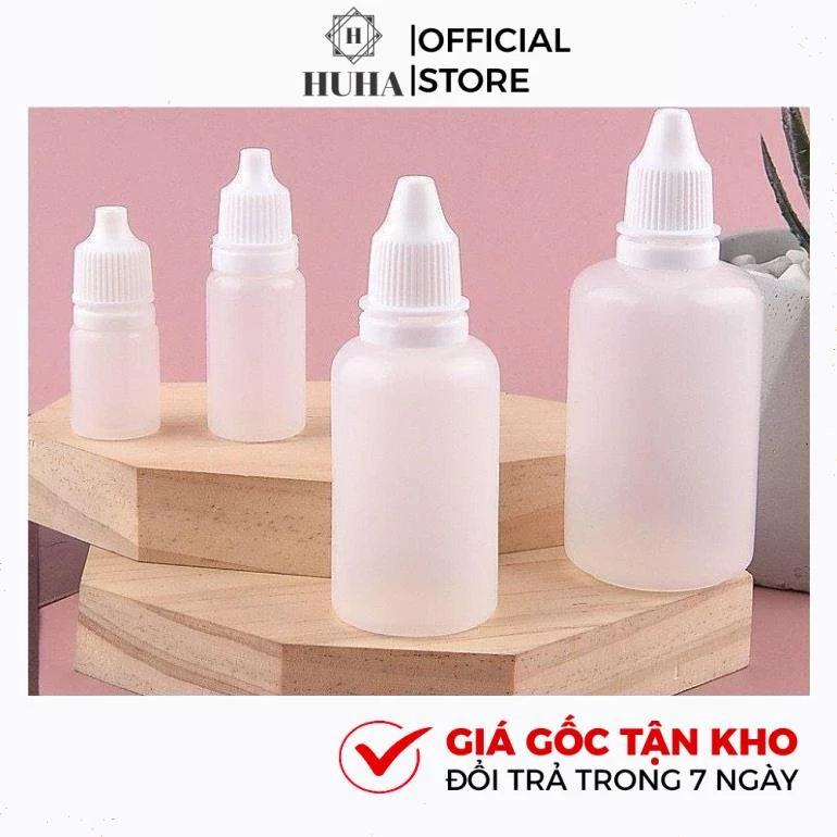 Vỏ Chai Lọ Nhựa Nhỏ Mắt 5ml,10ml,20ml,30ml,50ml Granty Chiết Mực , Mỹ Phẩm HUHA