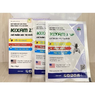 (Chính hãng ) Thuốc diệt ruồi Kixam 2.7 WP (Gói 20g)
