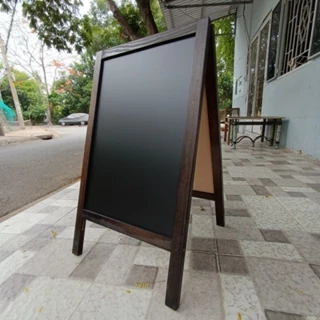 bảng hai mặt menu đen 50 x 80 cm