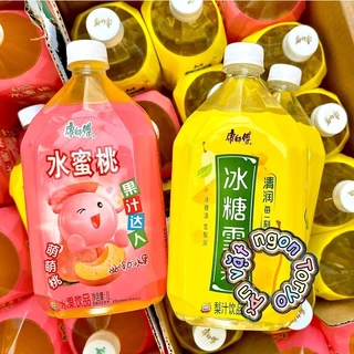 Nước lê, nước đào ép Kangshifu (chai 1000ml)