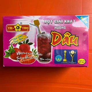 Bột giải khát hương dâu 252g  TRƯỜNG THỌ .