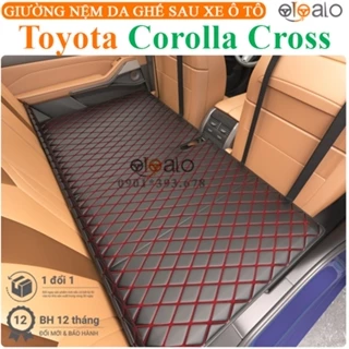 Nệm đệm giường ngủ xe Toyota Corolla Cross da PU - OTOALO