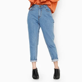 quần jeans nữ baggy xanh nhạt 0305