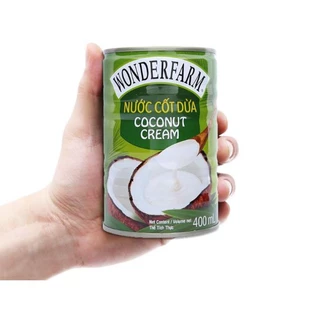 Nước cốt dừa Wonderfarm lon 400ml