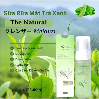 Sữa rửa mặt Meiduzi Trà Xanh dưỡng trắng ngăn mụn mẫu mới