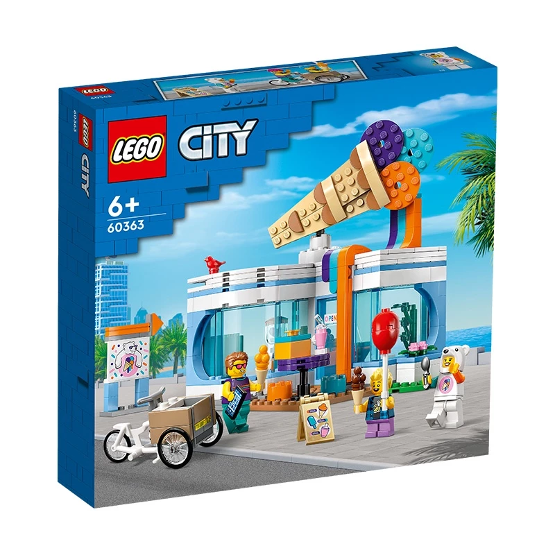 Đồ Chơi Lắp Ráp Cửa Hàng Kem Thành Phố Lego City 60363 (296 chi tiết)