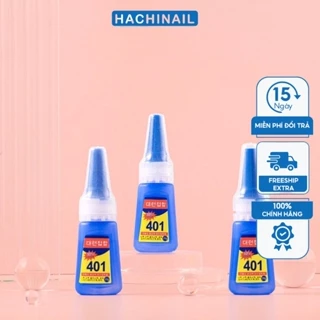 Keo dán móng giả 401 gắn móng giả siêu dính gắn đá siêu bền 20g chính hãng chuyên dụng phụ kiện nail Hà Chi