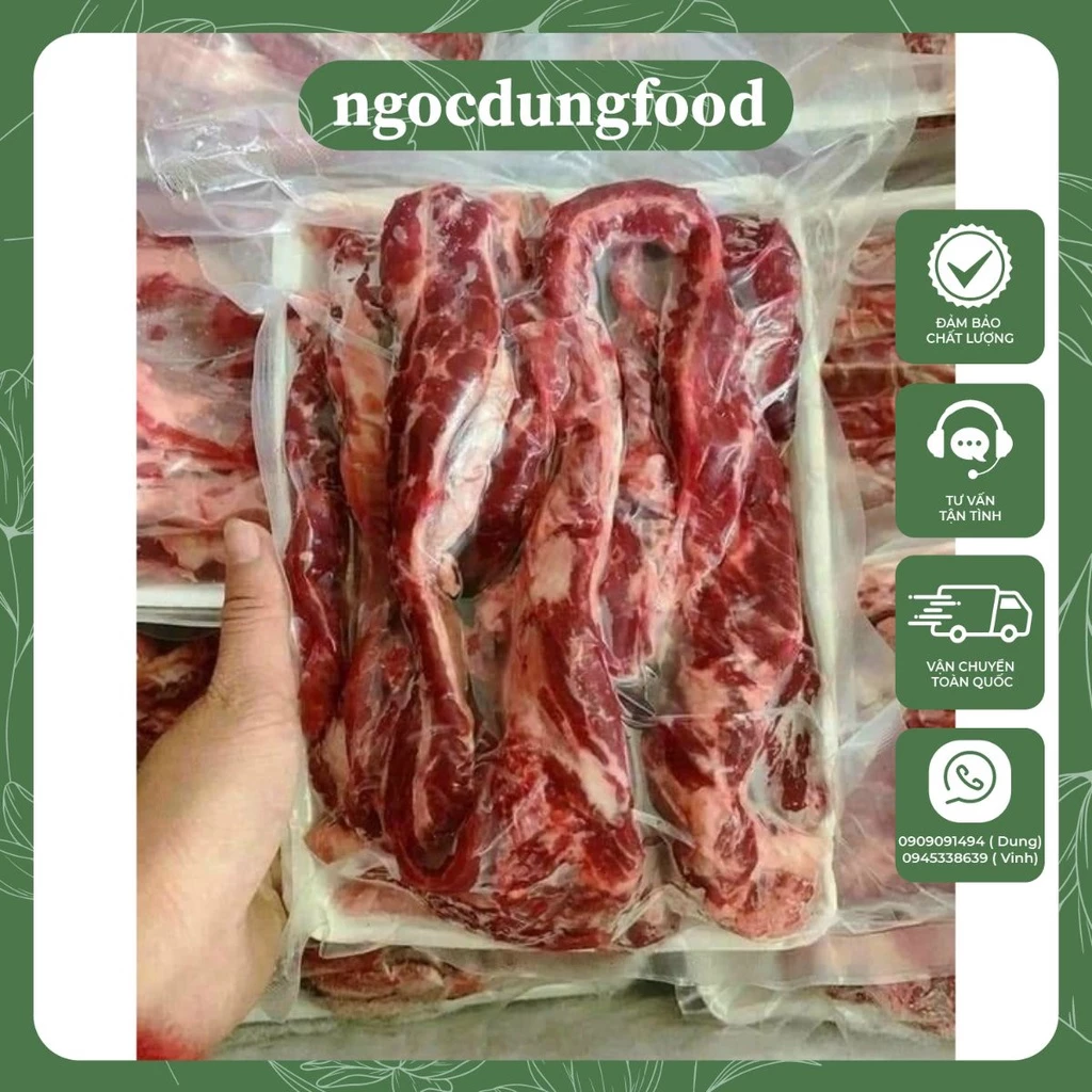 Dẻ sườn bò Mỹ tươi ngon vỉ 900g (giao hỏa tốc TPHCM)