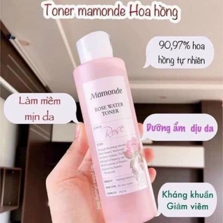 Nước hoa hồng sạch sâu se lỗ chân lông Mamonde 250ml