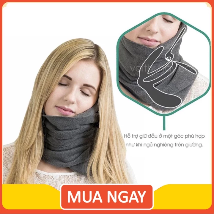 🔰 Gối ngủ kê cổ giữ ấm Travel Pillow - Simon Shop 🔰