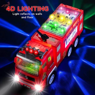 Đồ chơi xe cứu hỏa điện trẻ em Cho Bé Trai Chơi ô tô Xe đồ chơi có đèn âm thanh #JY685
