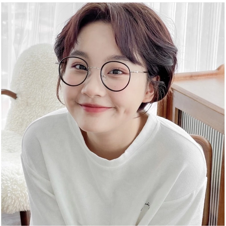 Kính giả cận, Gọng kính cận tròn viền mảnh cao cấp 00106 Jolie eyewear