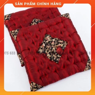 Đệm ngồi bệt 💙FREESHIP💙 Nệm ngồi thiền vuông chất liệu vải gấm 40x40 hàng CAO CẤP