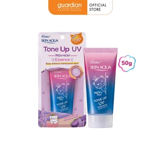 Kem Chống Nắng Nâng Tông Hiệu Chỉnh Sắc Da Sunplay Skin Aqua Tone Up UV Essence Lavender SPF50+ Hợp Mọi Loại Da, 50gr