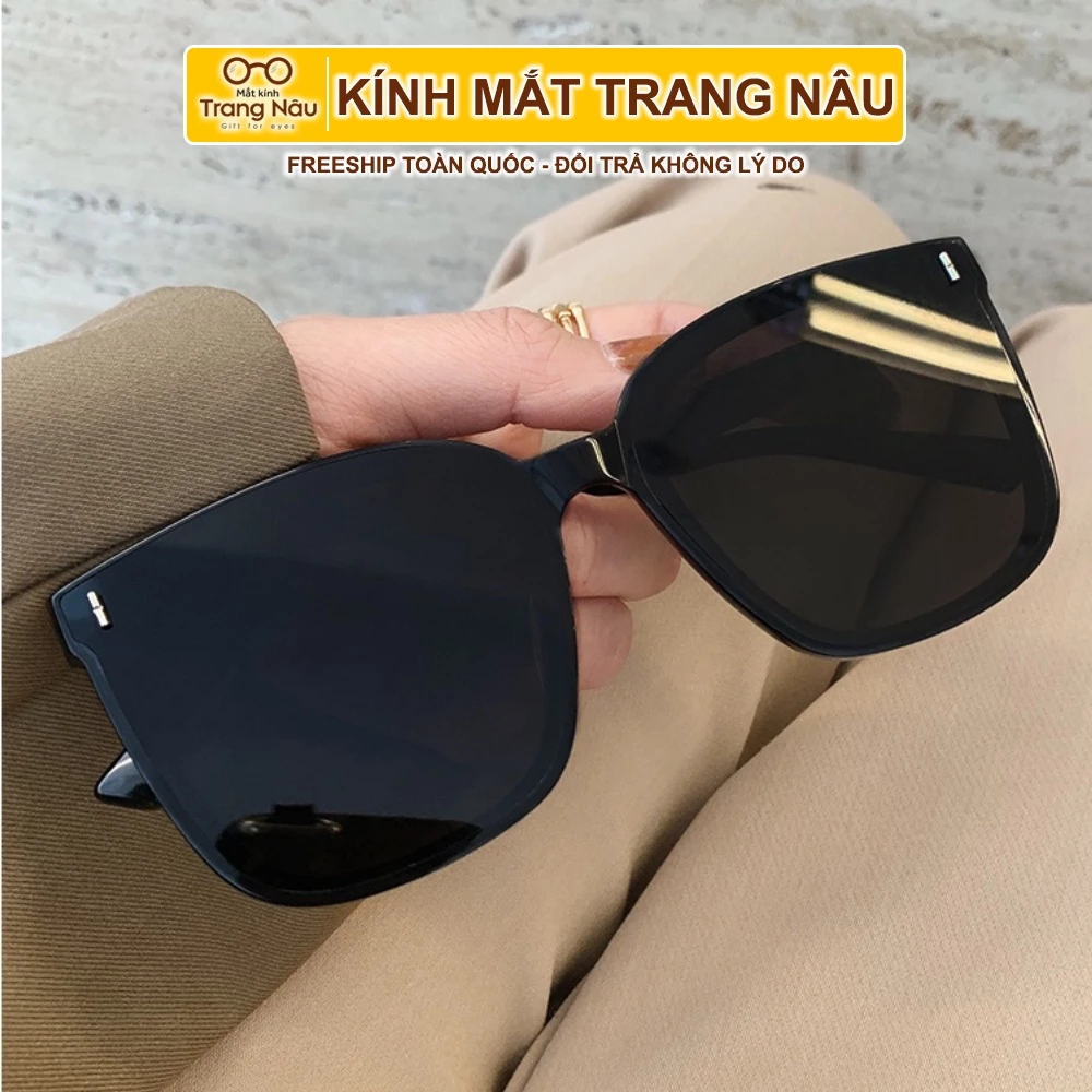 Kính Mát Chống Tia UV400 Cho Nam Nữ - Kính Mắt Trang Nâu