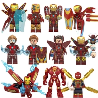 Mô Hình Lego Nhân Vật Iron Man mk50 mk85 Trong Avengers 4