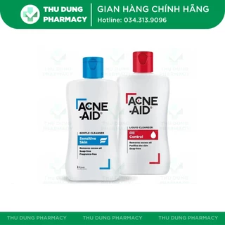 Sữa rửa mặt kiểm soát nhờn, cho da mụn ACNE - AID Liquid Cleanser Oil Control