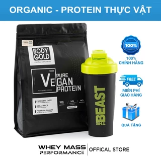 Sữa Tăng Cơ Tăng Cân - Organic Protein Vegan Body Gold túi 1KG + Quà tặng