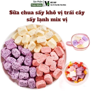 Sữa chua sấy khô vị trái cây, sữa chua sấy lạnh mix vị, sữa chua sấy làm bánh, ăn kiêng 100gr