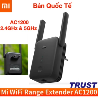 [Bản Quốc Tế] Kích sóng wifi Xiaomi AC1200 Mi Wifi Range Extender-RA75- Bộ kích wifi 2 băng tần 2.4GHz