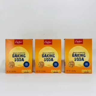 Baking soda đa công dụng bột nở baking soda khử mùi diệt khuẩn tẩy rửa làm bánh chăm sóc da hộp giấy 454g Mỹ