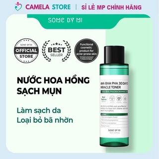 Nước Hoa Hồng Giảm Mụn SOME BY MI AHA BHA PHA 30 Days Miracle Toner 150ml