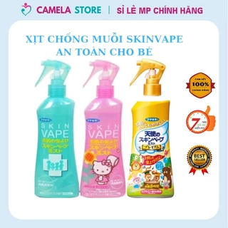 Xịt chống muỗi SKIN VAPE Nhật Bản 200ml, xua đuổi côn trùng, bảo vệ làn da an toàn cho cả gia đình