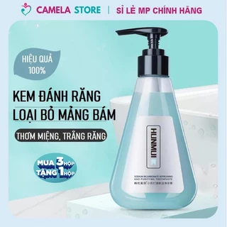 Kem Đánh Răng HUNMUI 210ml | Kem Đánh Răng Dạng Gel Lỏng Thơm Vệ Sinh Răng Miệng Không Hôi Miệng