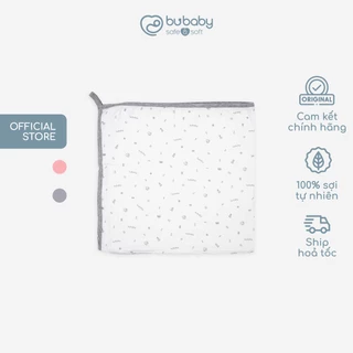 Khăn quấn cho bé sơ sinh đa năng 4 lớp sợi muslin BU Baby AMU590000 | Phụ kiện BU Baby chính hãng