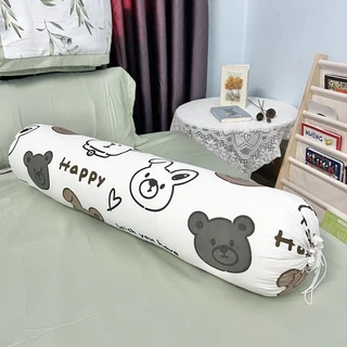 Gối ôm người lớn chất vải cotton 100% kt 35x1m15