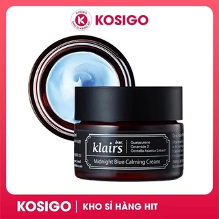 Dear Klairs Midnight Blue Calming Cream 30ml Kem dưỡng ẩm, làm dịu và phục hồi da