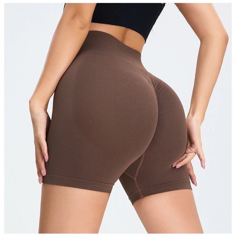 Quần short đùi thể thao Mitao tập Gym chun mông hàng QC dệt kim