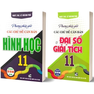 Sách - Combo Phương Pháp Giải Các Chủ Đề Căn Bản Đại Số Và Giải Tích + Hình Học 11 (Dùng Chung SGK Hiện Hành) (HA)