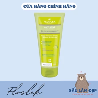 Sữa Rửa Mặt Cho Da Dầu Mụn Floslek Anti Acne Mẫu Mới - 200ml