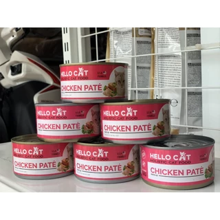 Pa tê tươi cho mèo thịt gà/cá ngừ Hello cat chicken/Tuna, pate cho mèo