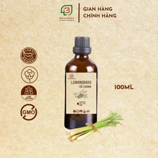 Tinh dầu sả chanh nguyên chất giải cảm, thơm phòng, kháng khuẩn, đuổi muỗi Bình Lam Natural 100ml