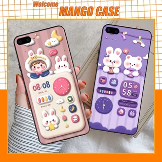 Ốp lưng iPhone 5 5s 6 6s 7 7p 8 8p hình gấu, thỏ, đồng hồ cute dễ thương